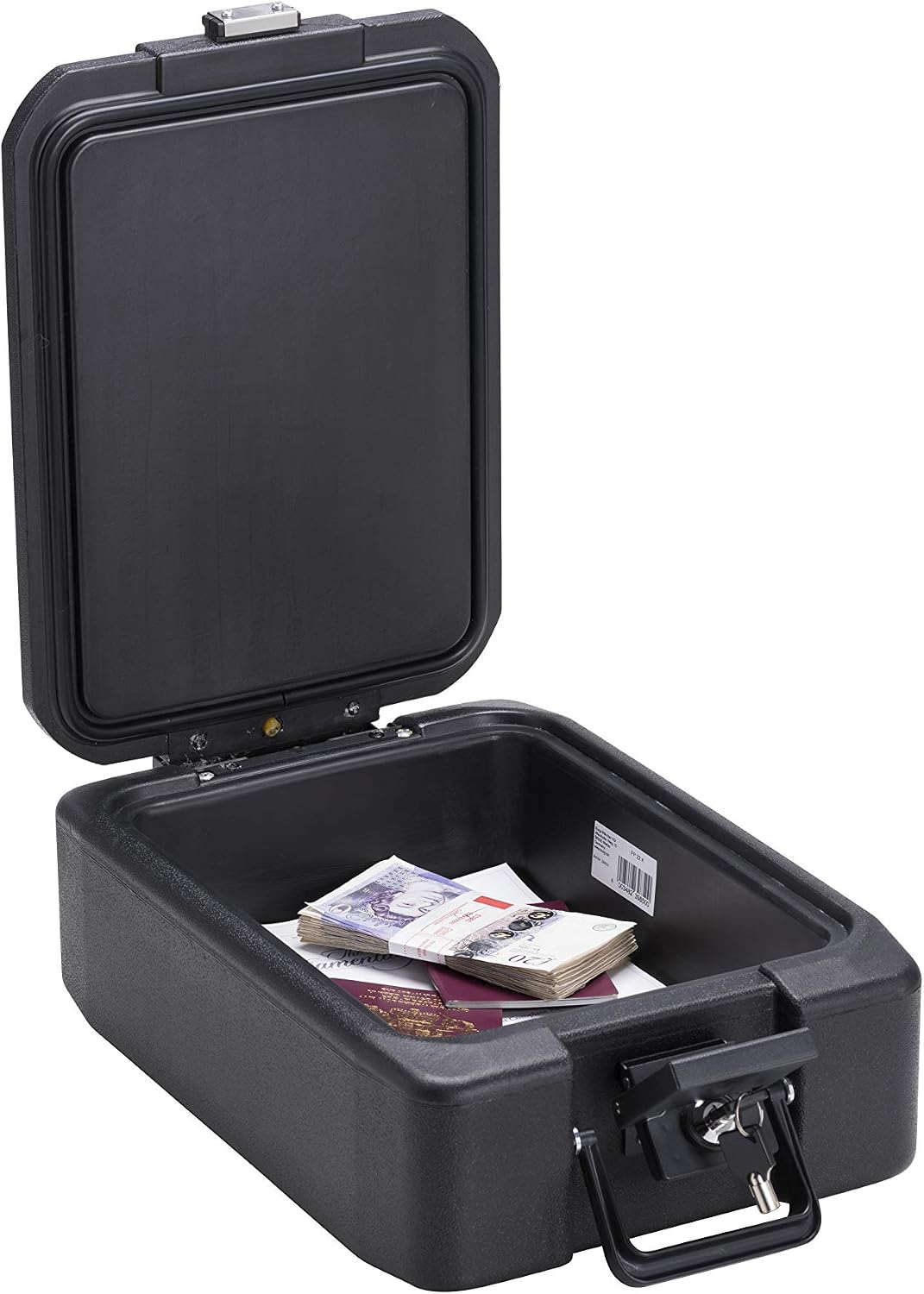 Burg Wächter FP22K Fireproof A4 Document Deed Box Safe Fire Chest, Black, A4 compatible - Image 5