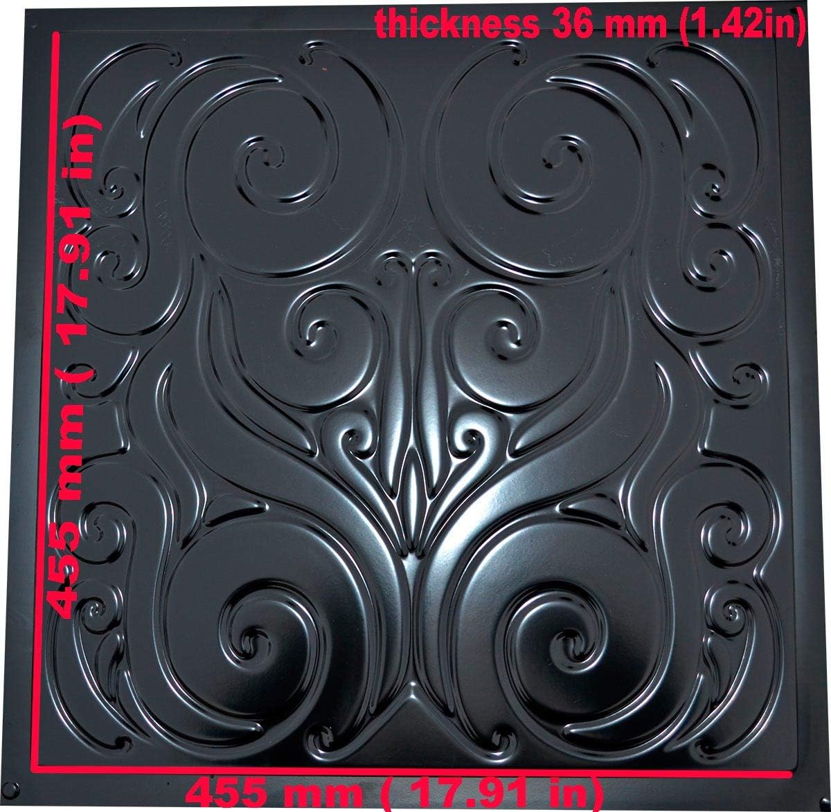 SvitMolds Concrete Mold Square Decorative Stepping Stone for Garden Quadrate Mold ABS Plastic S57 : Garden & Outdoor