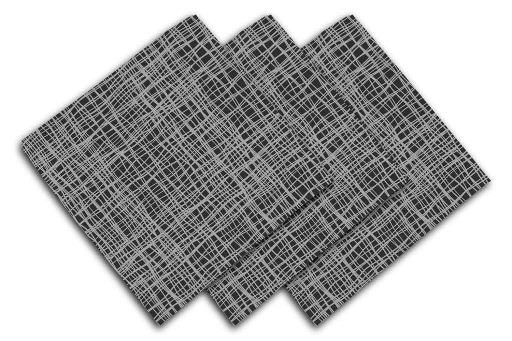 Soleil d'ocre 213800 Cotton Flat Sheet, polyester, Black, 45 x 45 cm