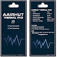 Aairhut Thermal Pad 13W/mK [0.5~3mm], 85 x 45 x 1mm Silicone Cooling Pad Non Conductive Heat Resistance Extreme Odyssey Cover with Dual Self-Adhesive Films for PC Laptop PS4/PS5/CPU/GPU/Computer