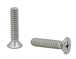 FixtureDisplays® 10-24 X 7/8" Stainless Flat Head