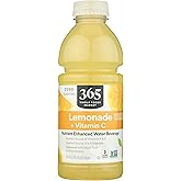 365 by Whole Foods Market, Water Nutrient Lemonade Vitamin C No Calorie, 20 Fl Oz