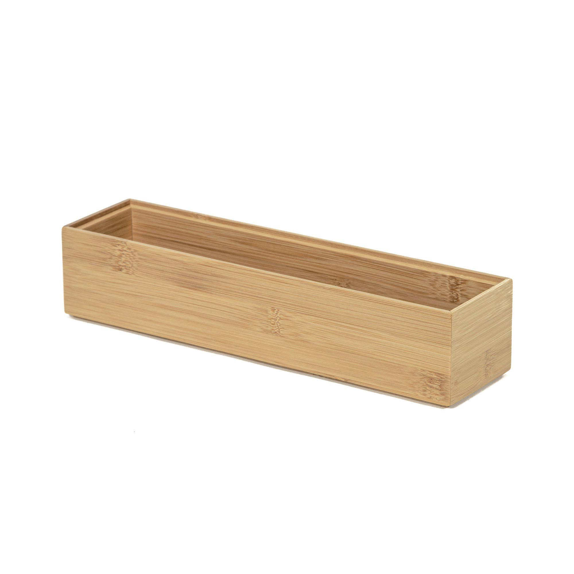 Compactor Nature Collection Osaka Bamboo Organizer - Large, 30X7.5X6.35 cm - Eco-Friendly Drawer and Desk Organizer