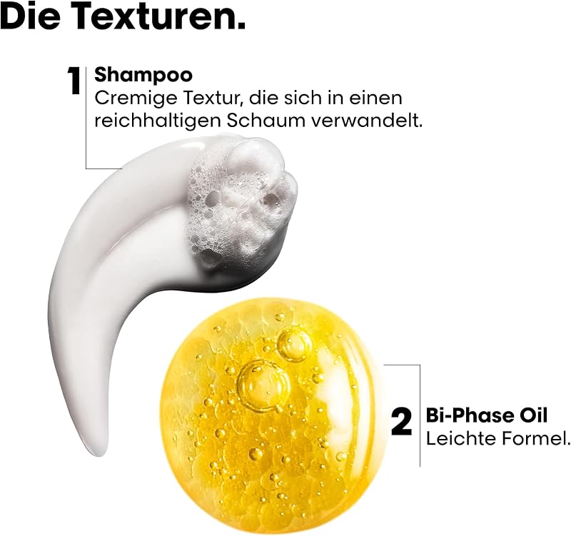 L’Oréal Professionnel, Absolut Repair Molecular 2er-Set: Sulfatfreies Molecular Repair Shampoo 100 ml + Professional Bi-Phase Oil 30 ml