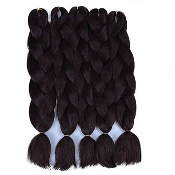 Amazon Com Besteffie Jumbo Braiding Hair 5 Pcs Jumbo Braid Hair