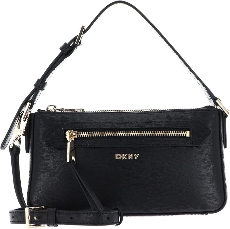 Mala Bryant Ave Tz demi crossbody feminina, negra/dourada, tamanho único