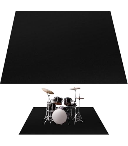 Roland Medium Size Heavy-Duty Drum Mat with V-Drums Logo (TDM-10