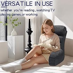 Tinuniyaa Back Pillow for Bed Sitting Up, Reading