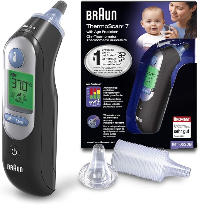 Braun ThermoScan 7 oorthermometer met Age Precision, IRT6520B Amazon.nl