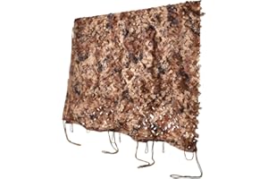 HYOUT Camo Netting Camouflage Net Bulk Roll for Hunting Blinds Ghillie Sunshade, Camping, Military Party Decoration