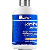 CanPrev Joint-Pro Concentrate 500ml Liquid 33-Day Supply - Advanced Joint Support with Hydrolyzed Collagen, Glucosamine, MSM