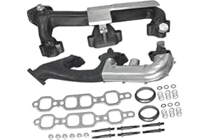 ANGYMECK Exhaust Manifold Pair Left & Right Side Compatible With Chevrolet C1500 C2500 C3500 K1500 K2500 K3500 1988-1995 Compatible With GMC C1500 C2500 C3500 K1500 K2500 K3500 1988-1995 674-156 674-157