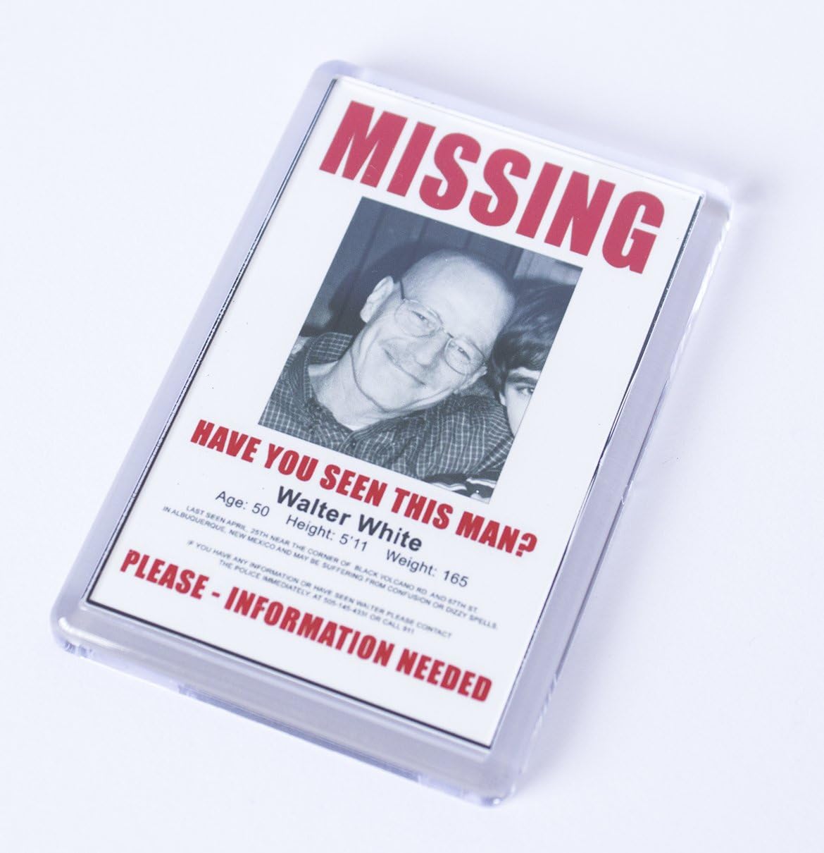 Unofficially Original Breaking Bad Walters Missing Fridge Magnet