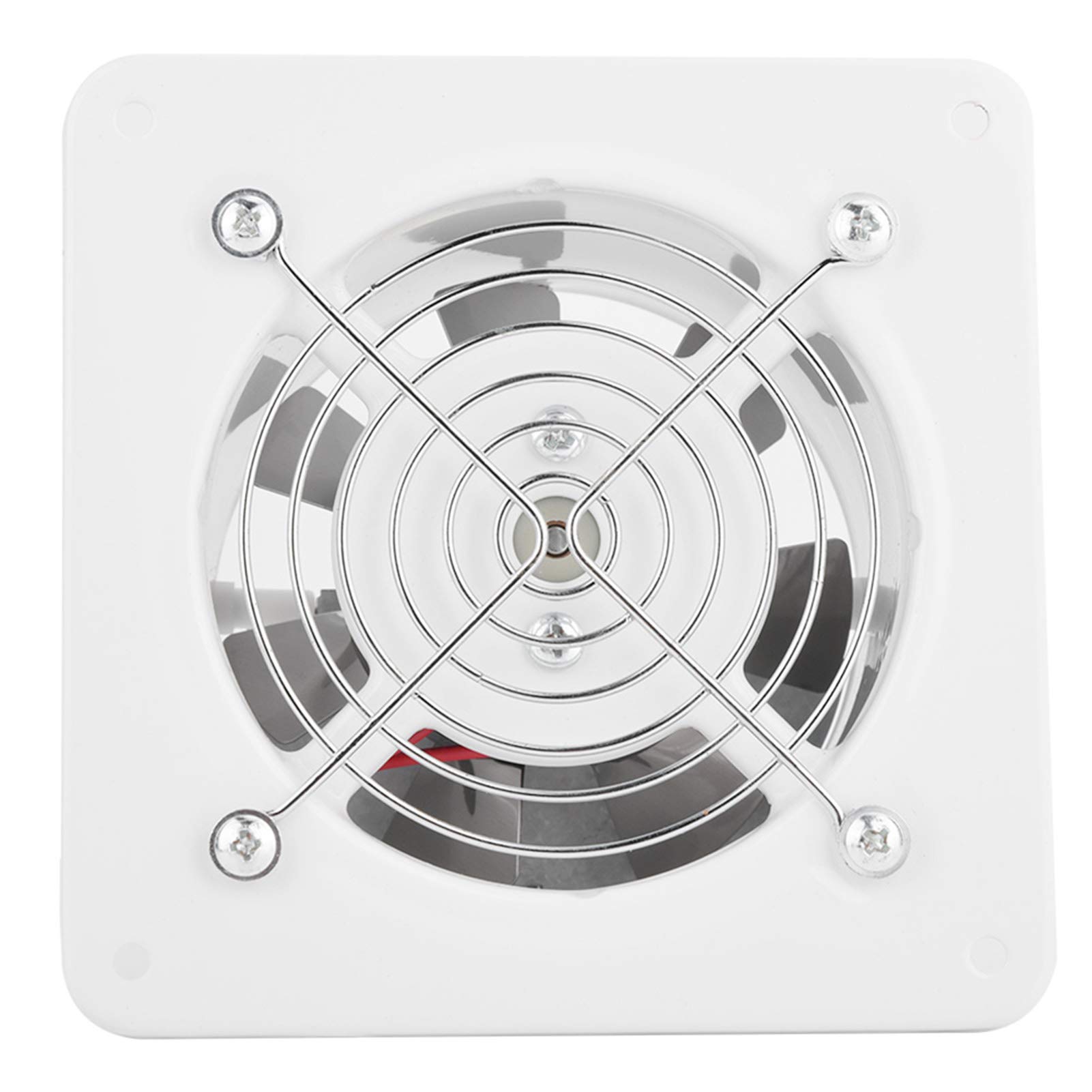 4 Inch 25W Wall Mounted Exhaust Fan, Low Noise Extractor Ventilator Fan for Home Bathroom Kitchen Warehouse Restaurant Garage