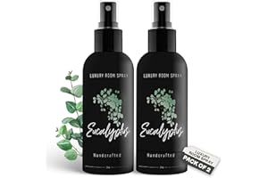 605Products - Eucalyptus Air Freshener - Room Spray for Home, Bathroom, and Bedroom - Long Lasting Odor Eliminator with Essential Oils and Natural Ingredients - Home Fragrance Essential - 2 Pack