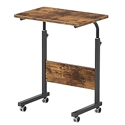SogesHome 23.6 inches Adjustable Mobile Bed Table