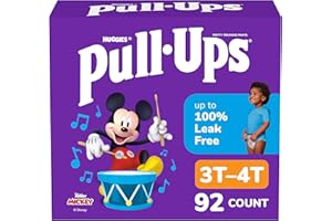 Pull-Ups Boys' Potty Training Pants, Size 3T-4T Training Underwear (32-40 lbs), 92 Count