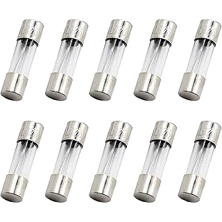 Radioshack 8a 125v 5x20mm Fast Acting Glass Fuses 4 Pack Amazon Com Industrial Scientific