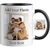 Custom Mug with Photo Personalized Coffee Mug with Picture Custom Coffee Mugs with Name 11oz Double Side Custom Mug Novelty C