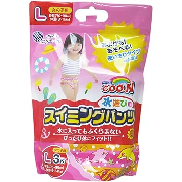 Amazon Co Jp グーン 水遊び用スイミングパンツ 女の子用 ｌサイズ