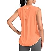 SANTINY Women's Sleeveless Workout Tops Breathable Lightweight Active Tennis Yoga Shirts Athletic Running Tank Tops for Women