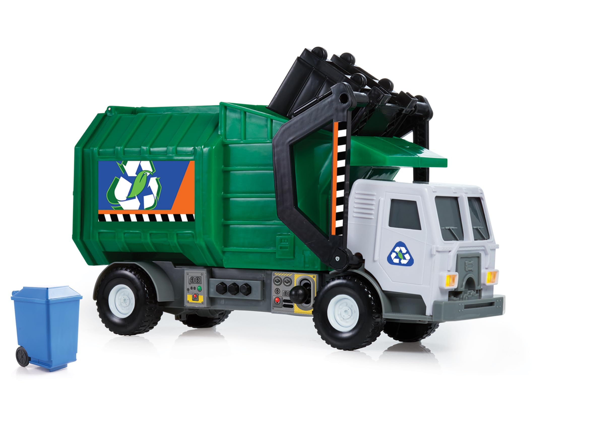 Mighty Fleet 1422774 Garbage Truck Toy, Multi,57117