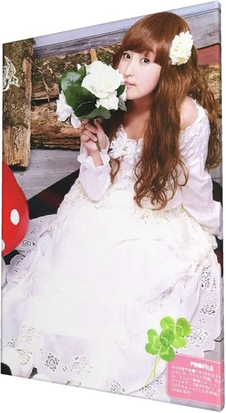 Amazon Co Jp 佐倉綾音 モダンポスター フレームレス装飾画 インテリア絵画 壁掛け アートポスター 額縁なし モダン 新築飾り 贈り物 キャンバス寝室の装飾風景 壁の絵 インテリア装飾 40 60cm ホーム キッチン