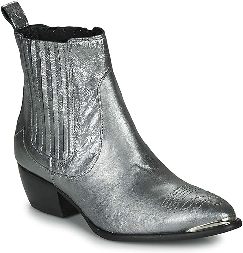 silver chelsea boots womens