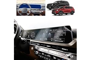 BSTW for 2025 Kia Telluride Screen Protector for 2023 2024 2025 Telluride S/EX/LX/SX Prestige (X-Line/X-Pro) 12.3-inch Touchscreen Bubble Free Soft Nano Protective Film 2PCS