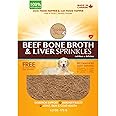 SPRINKLES & PAWS Beef Bone Broth and Liver Sprinkles | Dog Food Topper Made in Canada with Beef Liver and Beef Bone Broth in