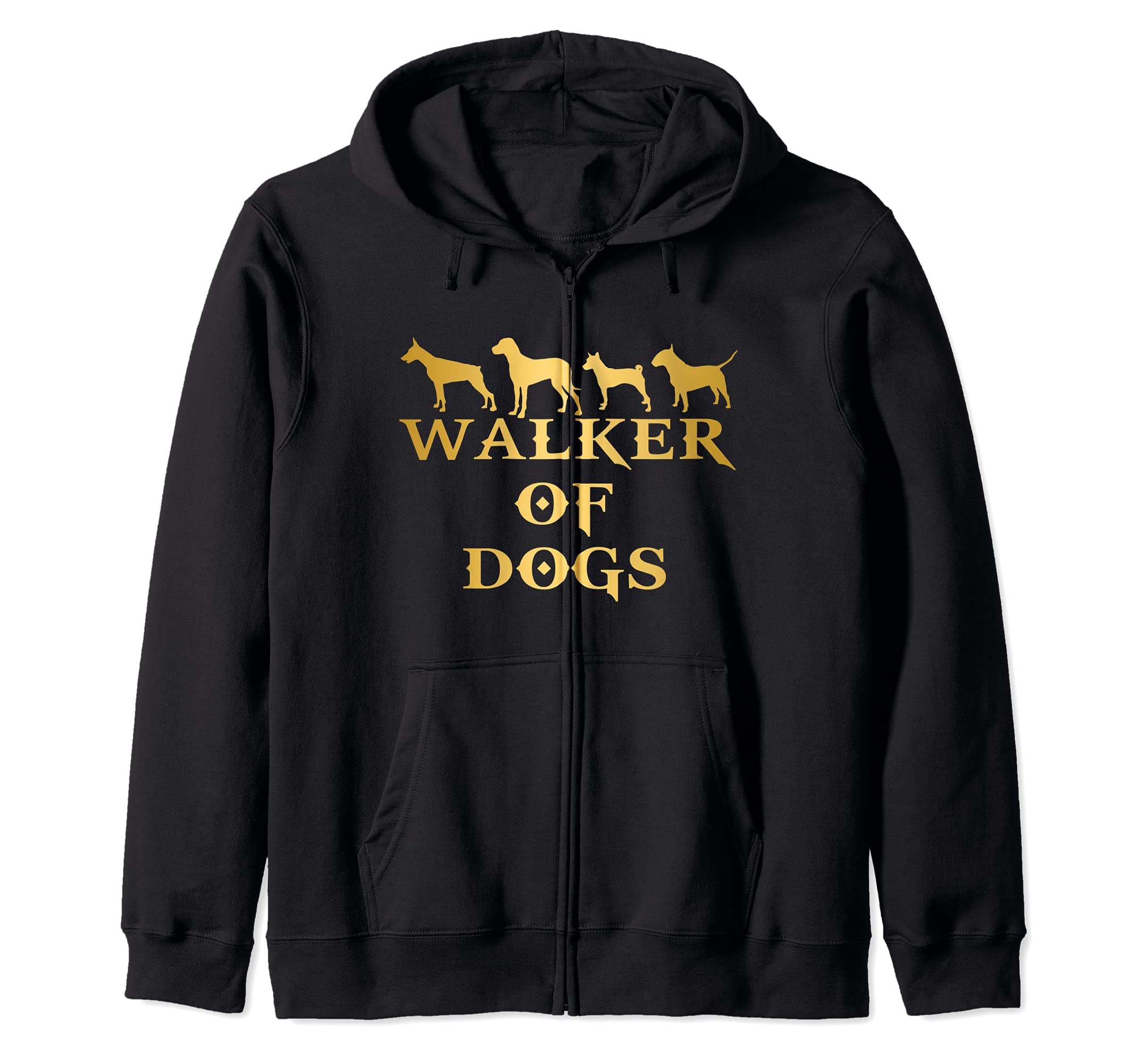 Walker of Dogs - Dog Walker Funny Zip Hoodie