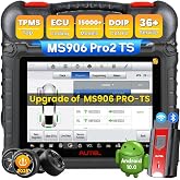 Autel MaxiSYS MS906 PRO2-TS Scanner: 2026 MS906Pro2-TS Up of MS906Pro-TS MK900TS MP900BT Kit MS908S MS906 PRO,Top TPMS Function&amp; ECU Coding, Bidirectional Tool, 36+ Service, Auto Scan2.0, CAN FD&amp;DoIP