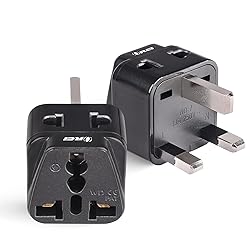 OREI USA to UK Travel Plug Adapter - Type G Travel