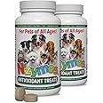 Nzymes® Antioxidant Dog Treats - for Dogs Joints, HIPS, Paralysis, Skin, Coat, Hair Loss, Aging, Digestion, Neurological, Seizures - Dog Treats for Large Dog - 120 Treats - Made in The USA