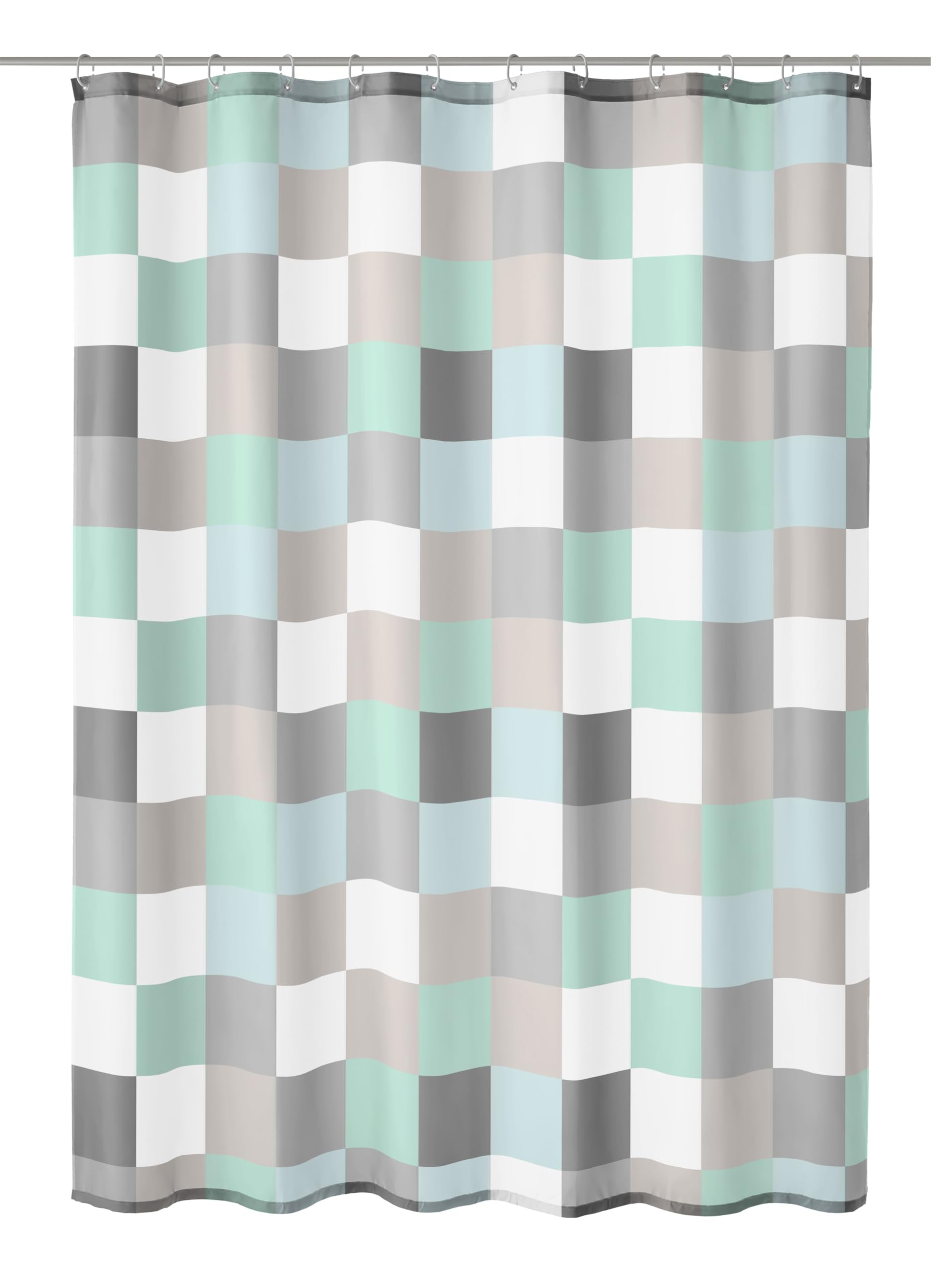 Kleine Wolke Check Shower Curtain 180 x 200 cm Blue