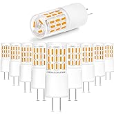 Ziomitus G4 3W LED Landscape Light Bulbs 12V-24V Warm White 2700K,G4 20 Watt 25W 30W T3 Halogen Replacement,Low Voltage T3 JC Bi-pin Bulb for RV Boat Yacht Courtyard Path,No Flicker,330 LM(10Pack)