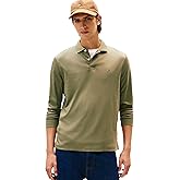 Tommy Hilfiger Mens Long Sleeve Casual Polo Shirts in Regular Fit with Liquid Cotton