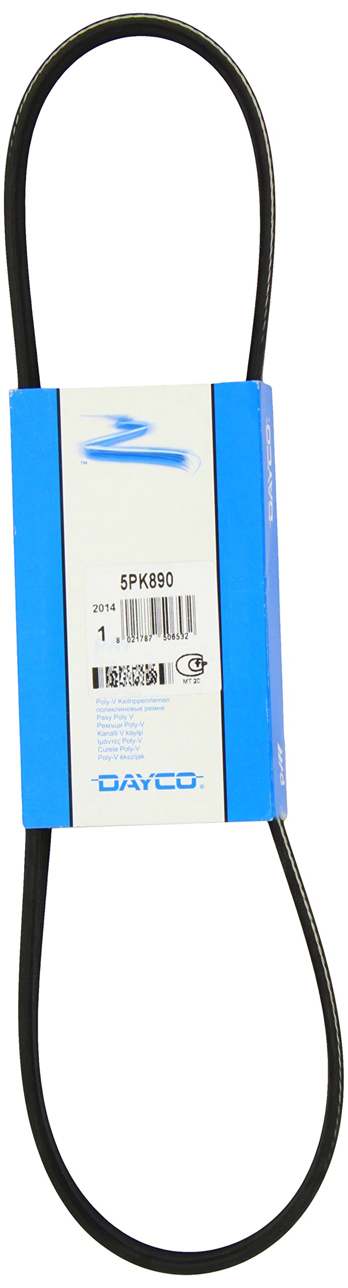 Dayco 5PK890 Poly Rib Belt