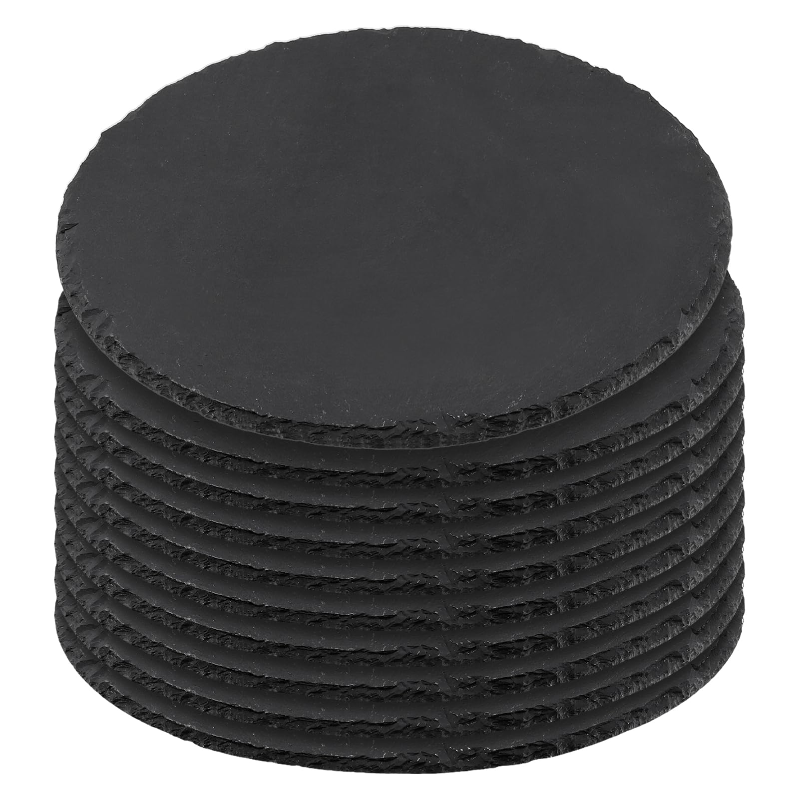 MUKLEI 10 PCS 8 Inches Slate Board - Black Cheese