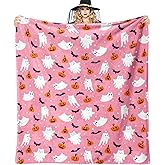 Pink Ghost Blanket for Kids Girls 50