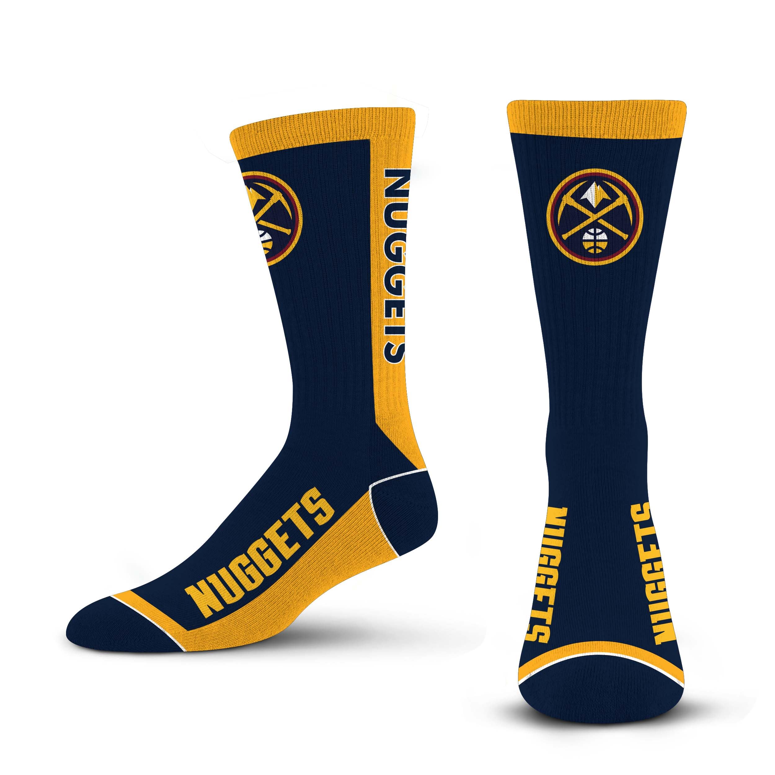 For Bare Feet NBA DENVER NUGGETS MVP Crew Sock Team
