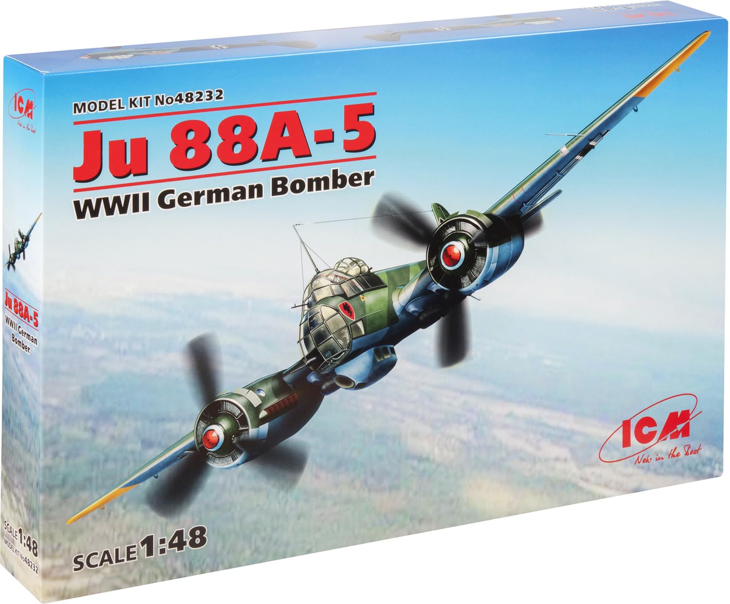 ICM ICM48232 1:48-Ju 88A-5, WWII German Bomber 048232