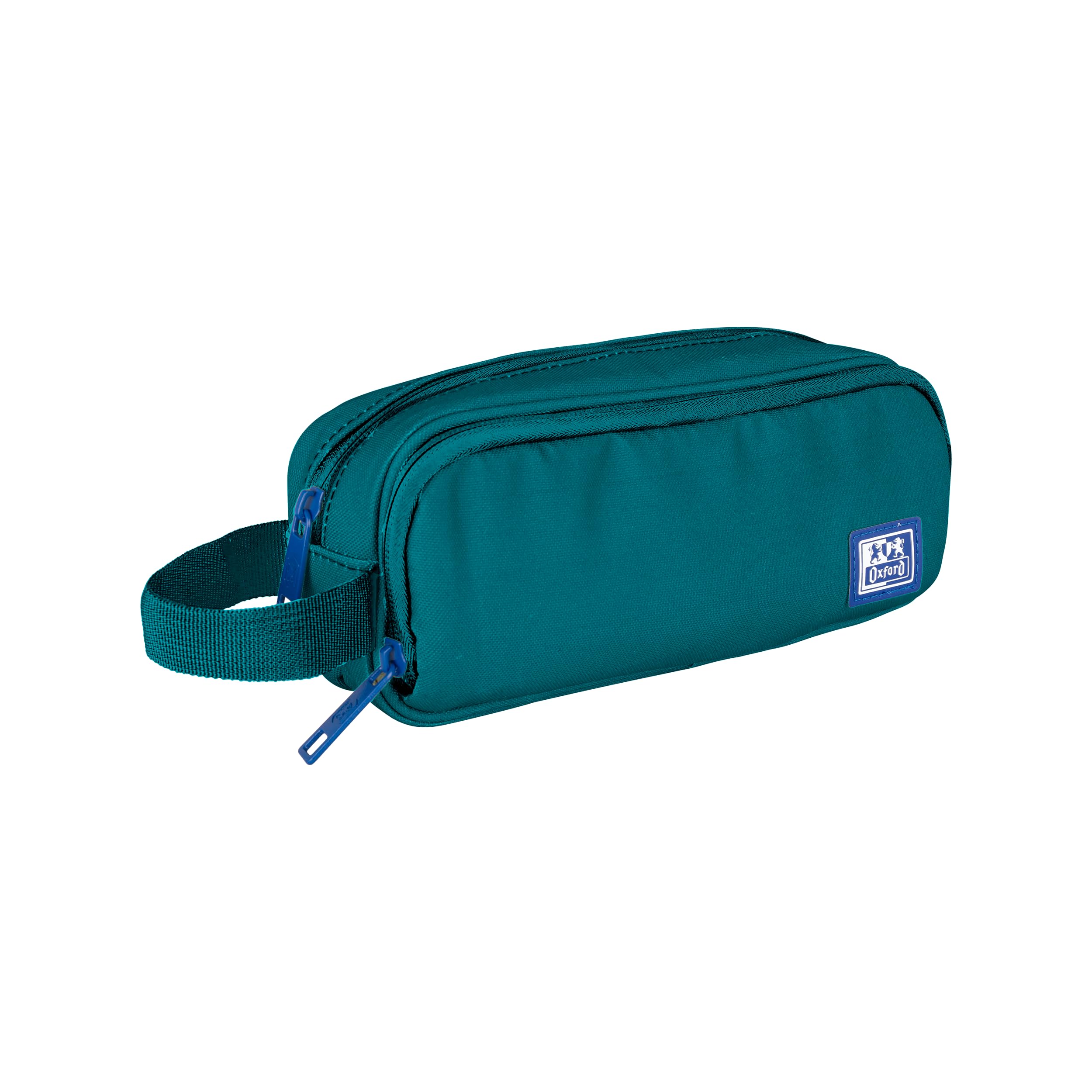 Oxford Aquamarine School Pencil Case 22.5 x 9.5 x 8 cm