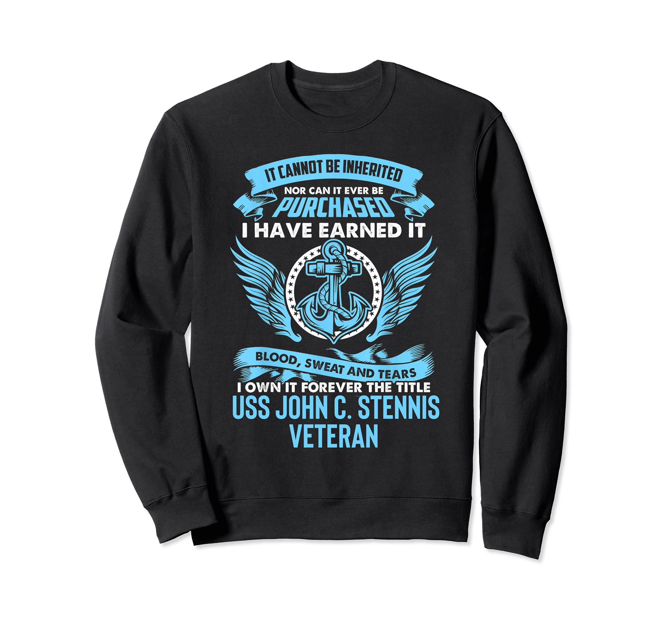 USS John C. Stennis CVN-74 Aircraft Carrier Sweatshirt