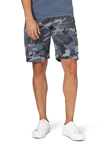 Wrangler Authentics Men's Stretch Twill Cargo Shorts, Turbulence