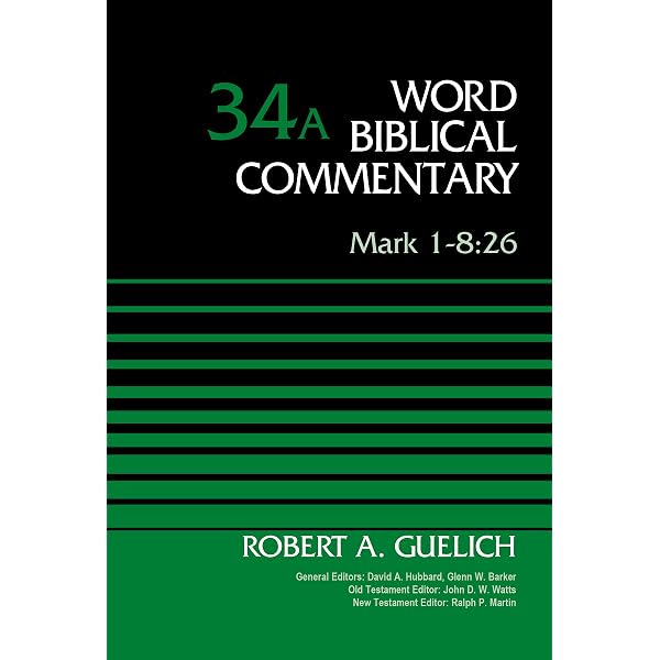 Word Biblical Commentary Vol. 34a, Mark 1-8:26 (guelich), 498pp