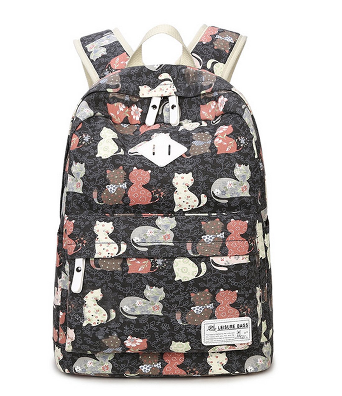 Dnfc School Bag Backpack Girls Teenager Fashion Canvas Rucksack