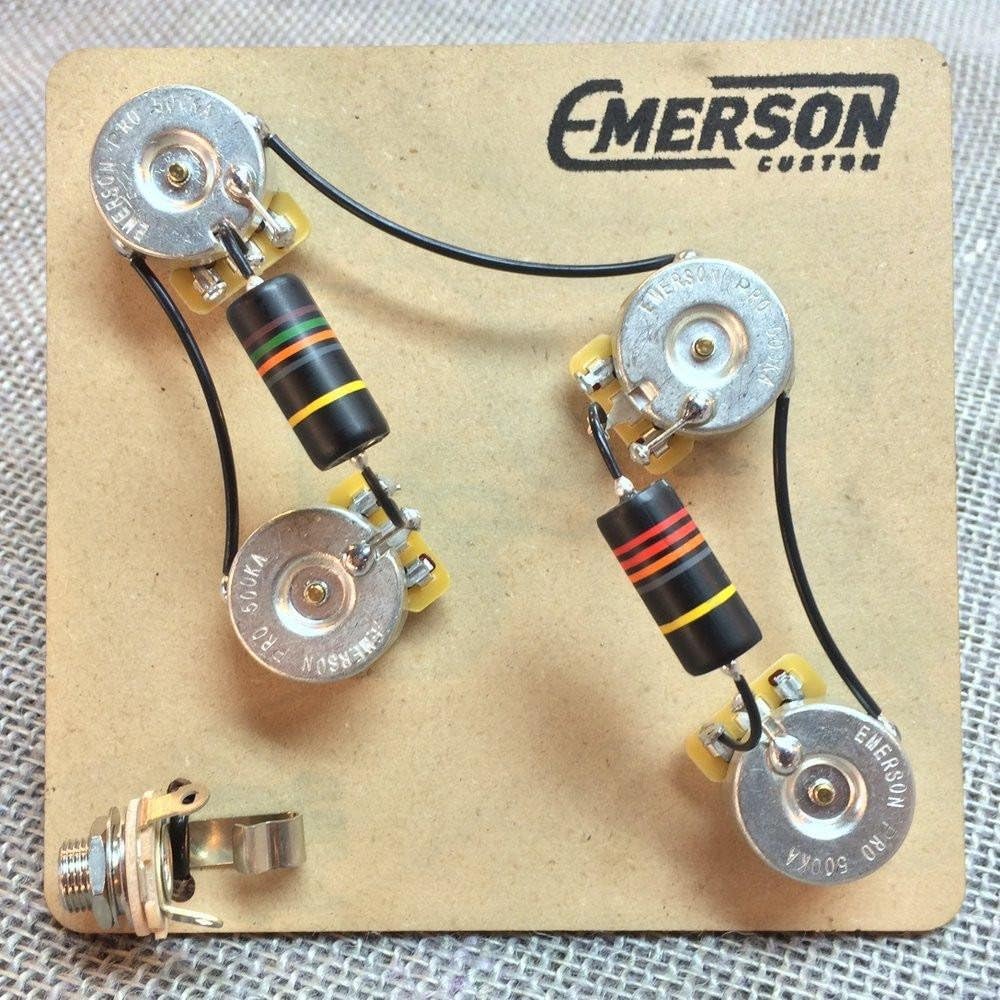 Emerson Custom PRS 4-Knob Prewired Kit