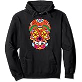 Sugar Skull Dia de los Muertos Men, Women And Kids Pullover Hoodie