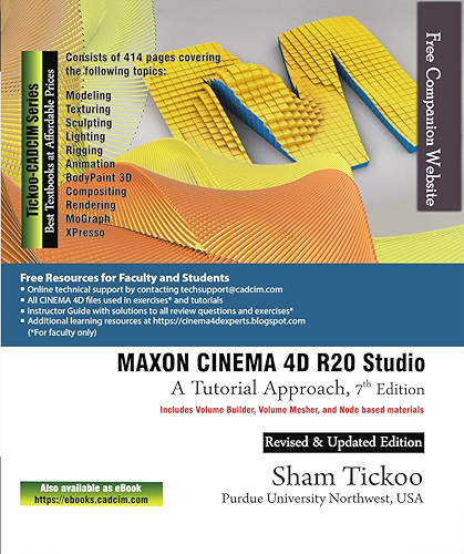 Download MAXON CINEMA 4D R20 Studio: A Tutorial Approach, 7th Edition (English Edition) PDF